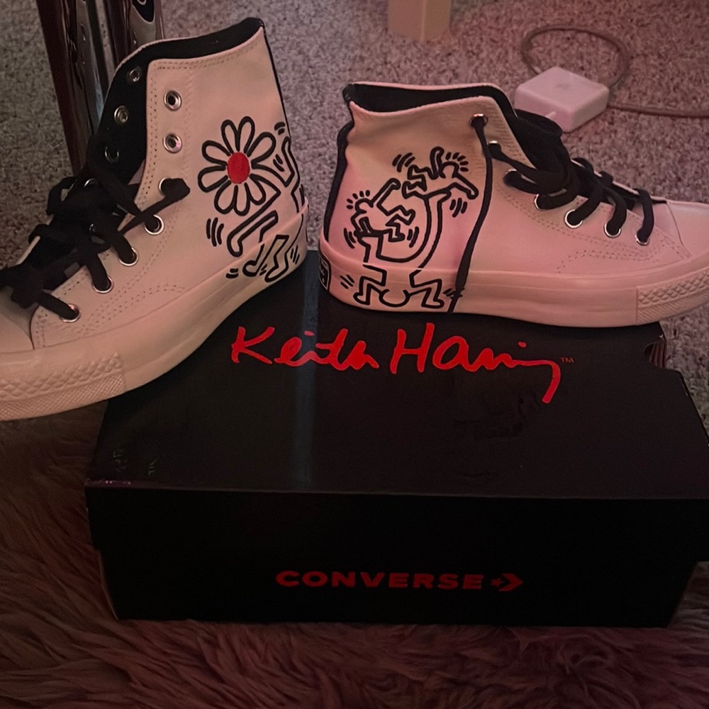 Woman’s 6.5 Converse Chuck 70 Hi x Keith Haring Limited Edition Never Worn NIB !